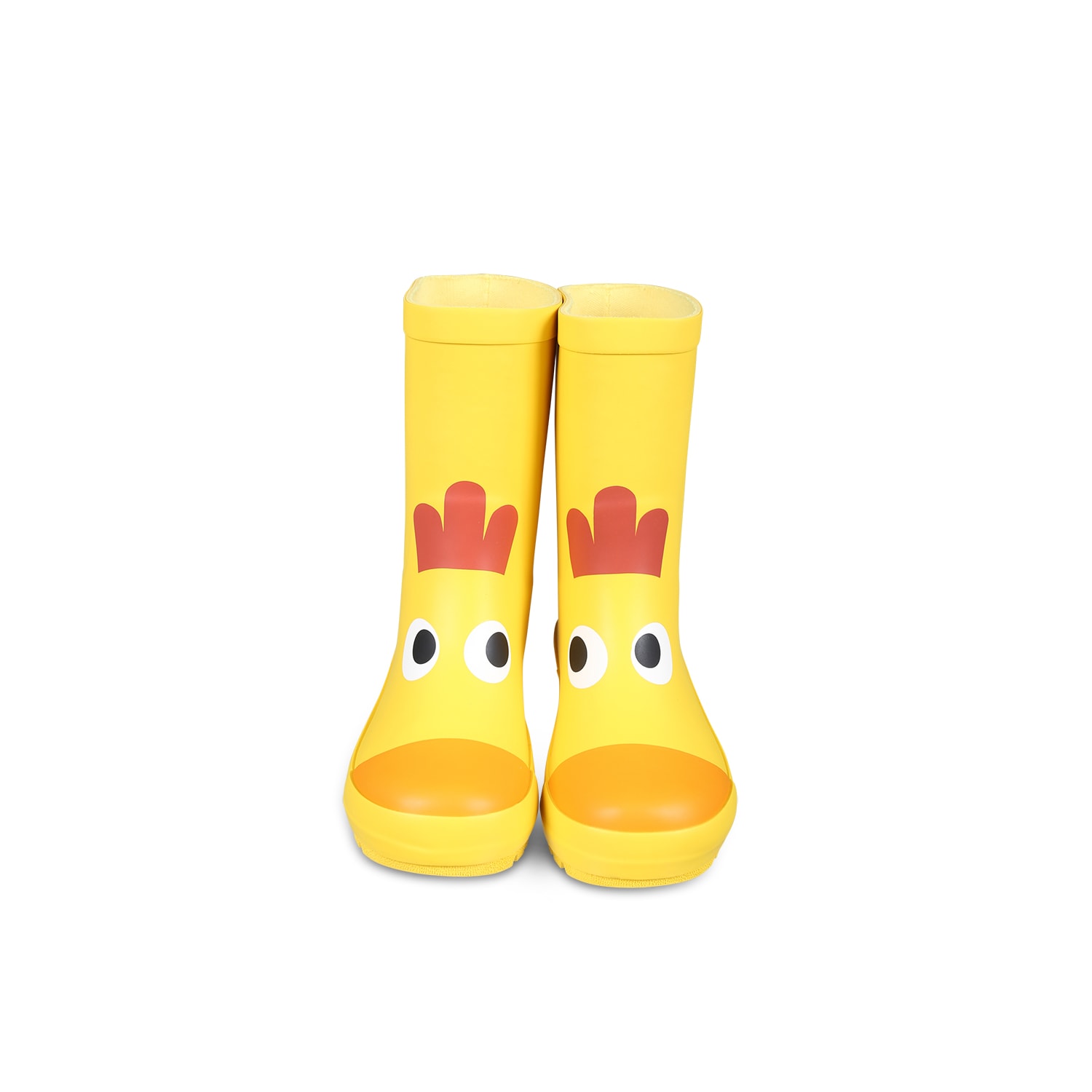 Stella Mccartney Yellow Rain Boots For Boy With Rooster In Yellow