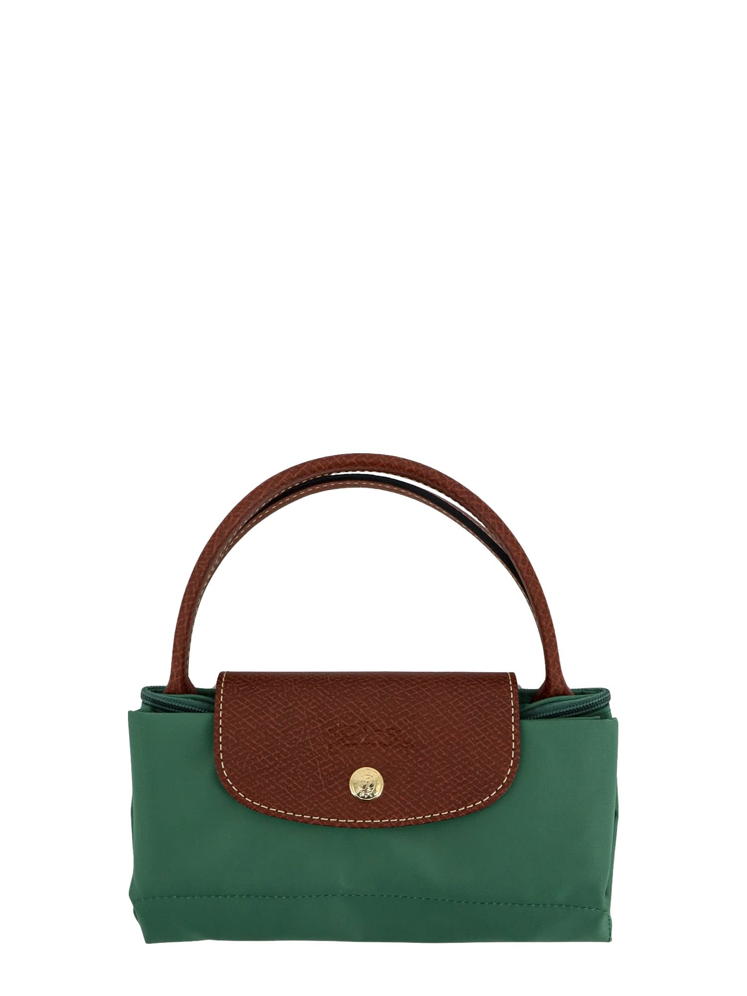 Shop Longchamp Le Pliage Handbag In Green