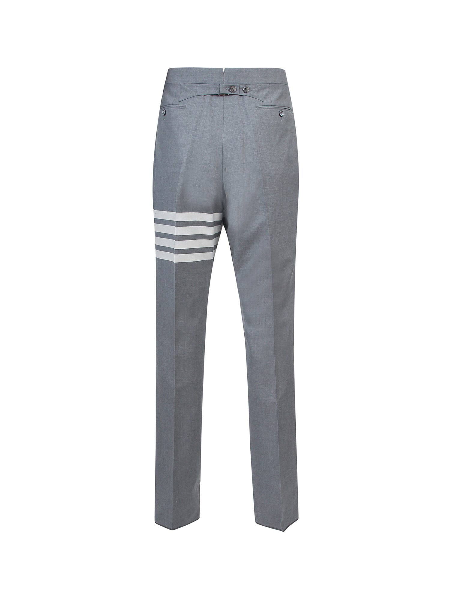 Shop Thom Browne Trouser In Grey