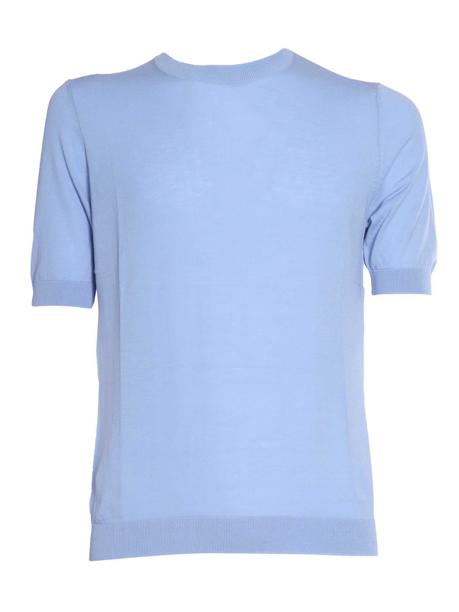 Shop Ballantyne Light Blue Short-sleeved Shirt