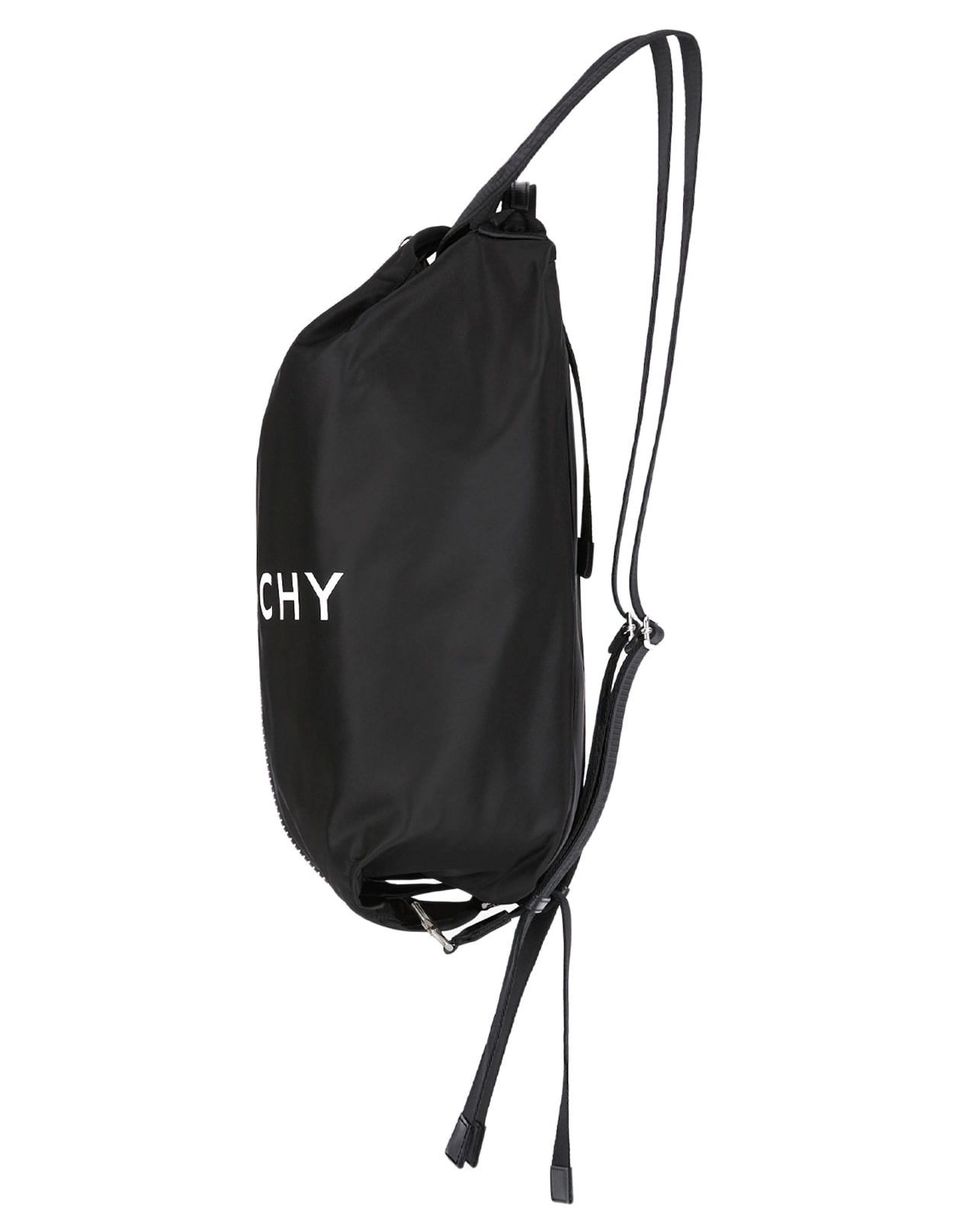 Black Nylon Logo Backpack - GBNY