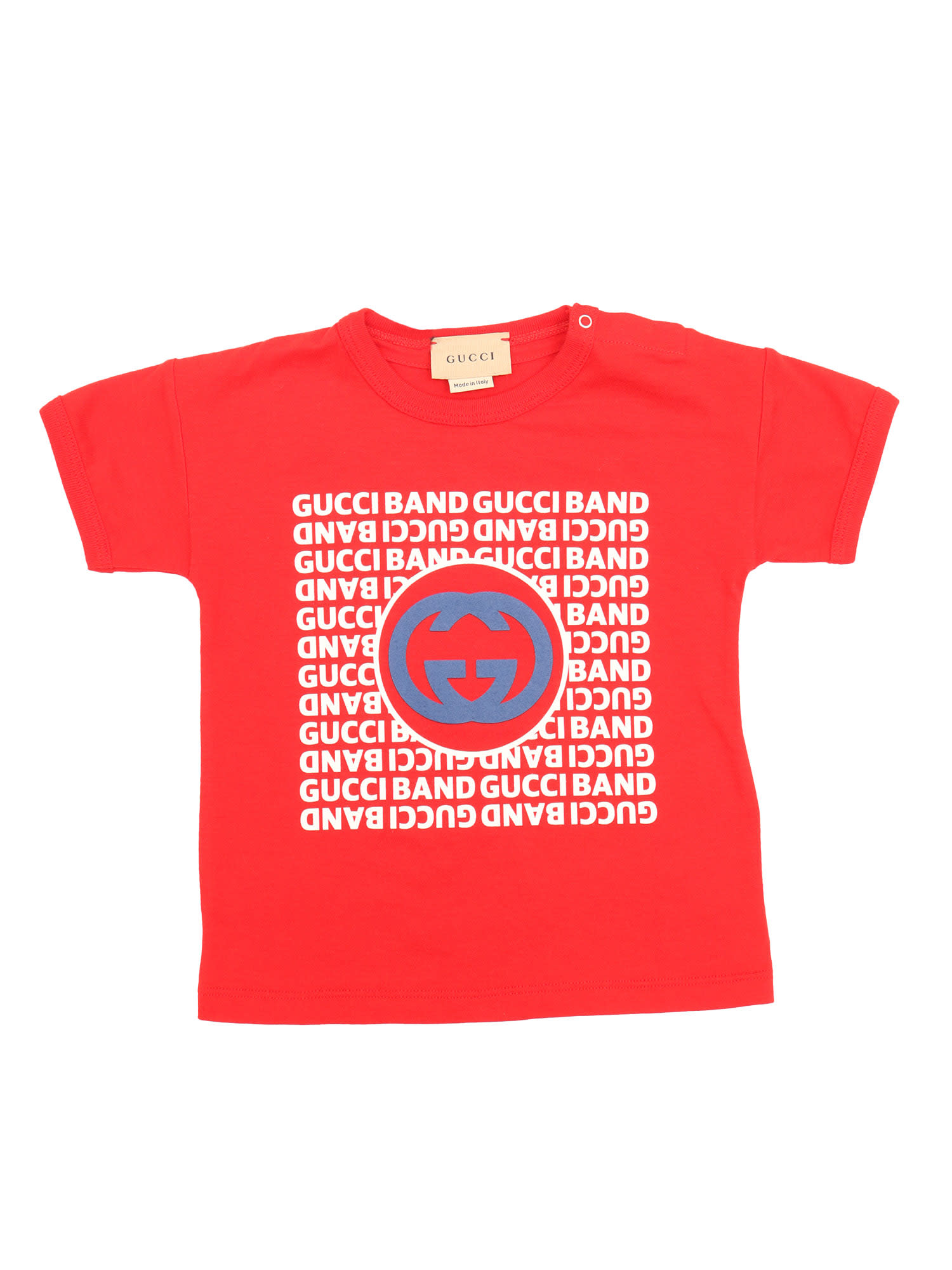 GUCCI LOGO T-SHIRT IN RED