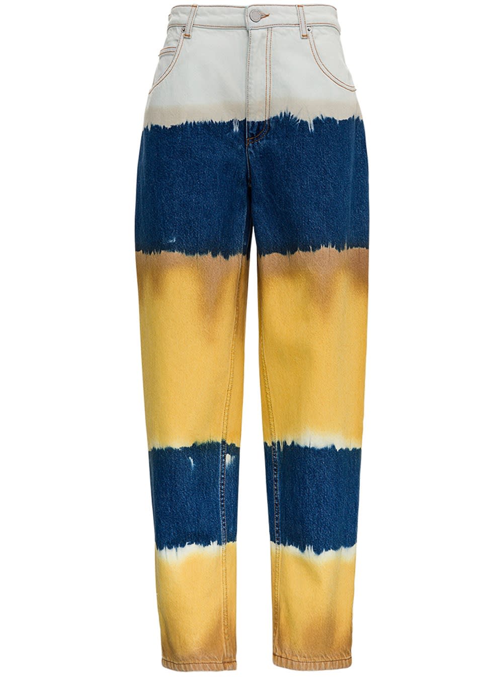 Alberta Ferretti Oceanic Tie Dye I Love Summer Jeans