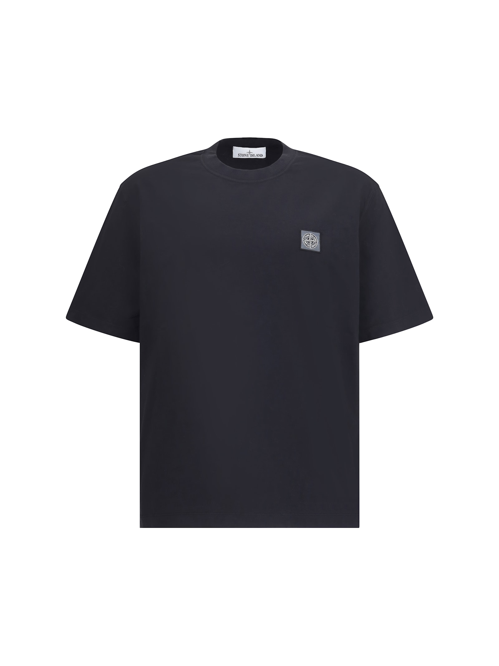 T-shirt With Logo Patch