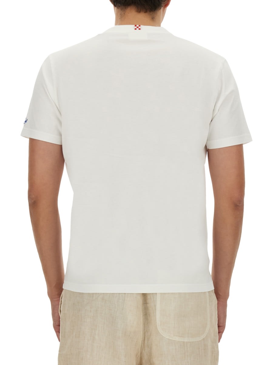 Shop Mc2 Saint Barth Jersey T-shirt In White