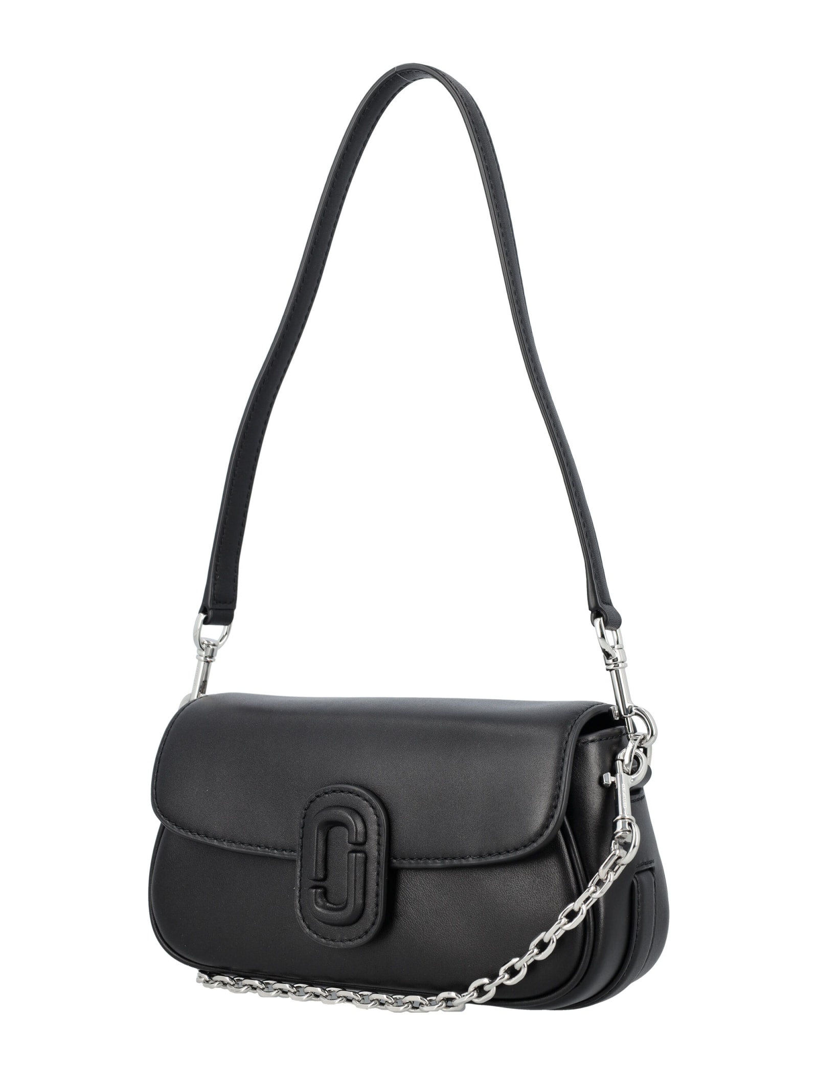 Shop Marc Jacobs The Clover Shoulder Bag In Black