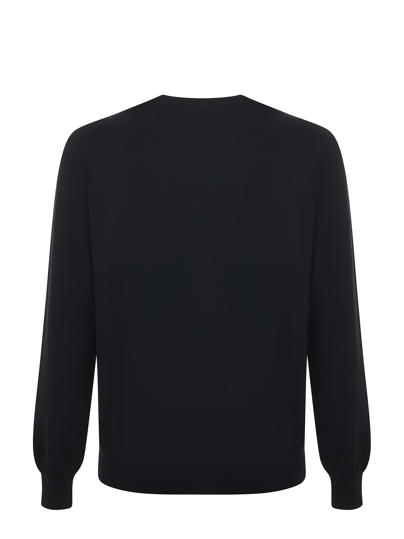 Tagliatore Girocollo In Merinos In Black