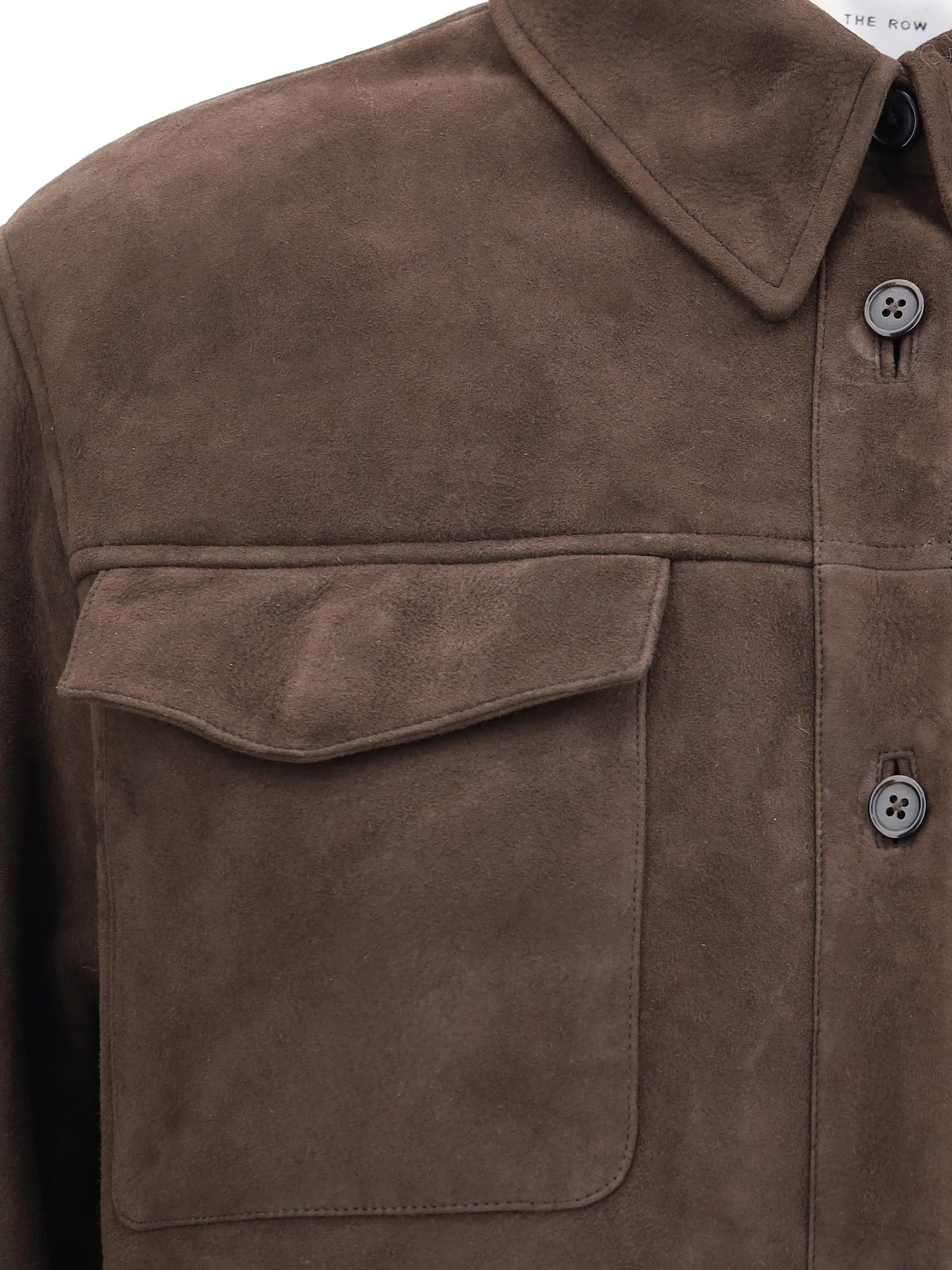 The Row Gwena Jacket In Brown