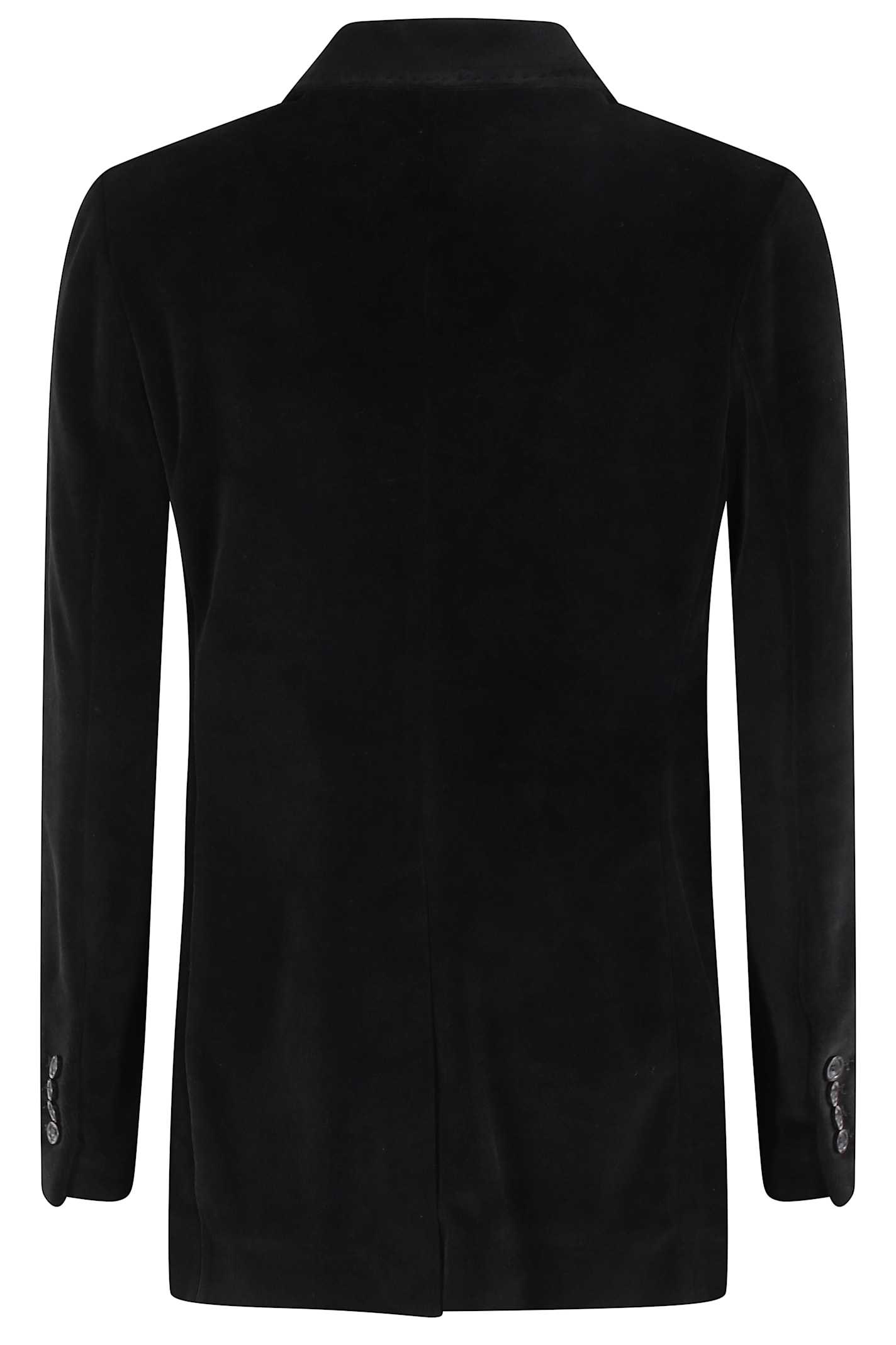 Circolo 1901 Blazer Velvet In Black
