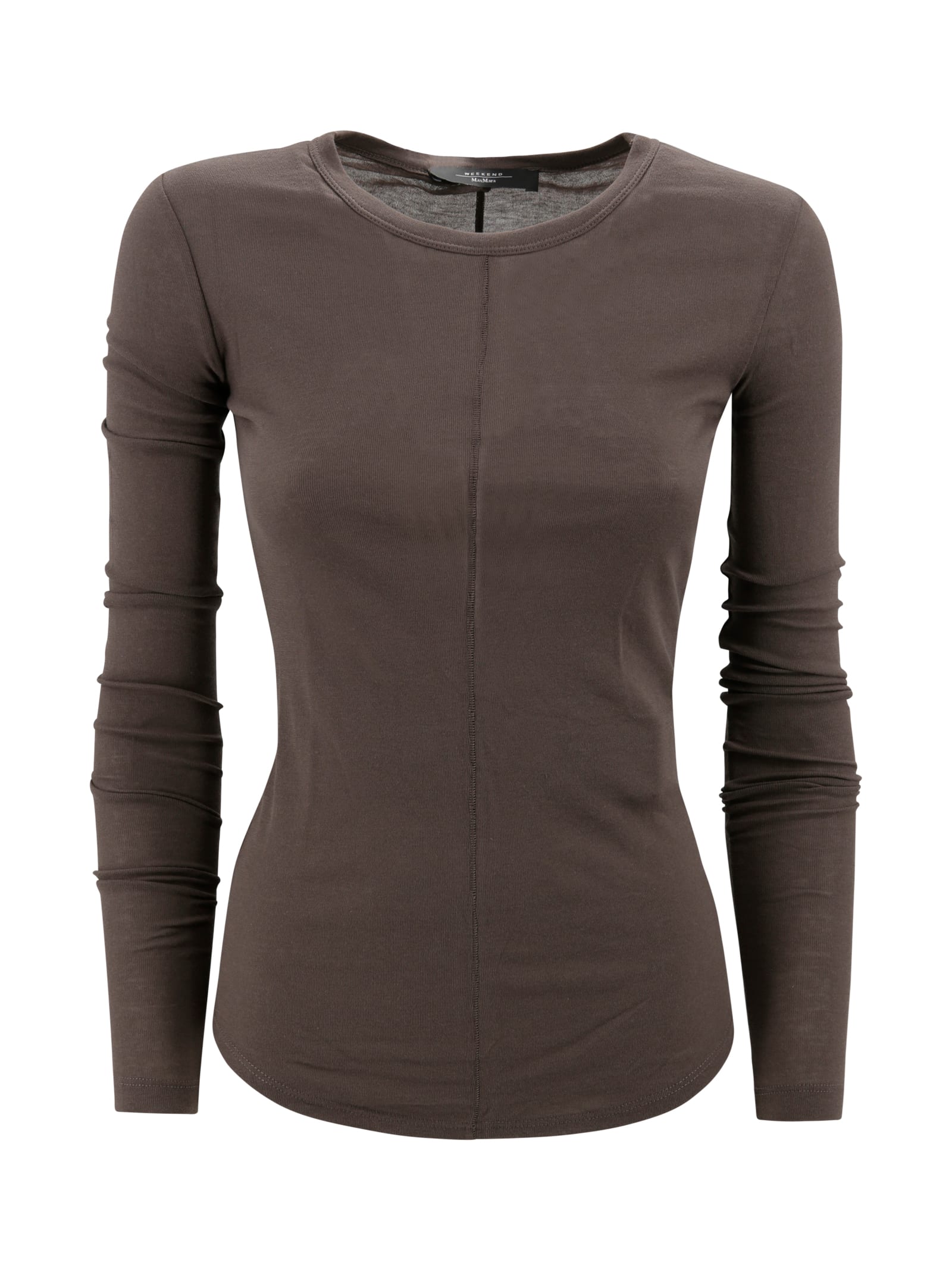 Brown Cotton Vincita T-shirt