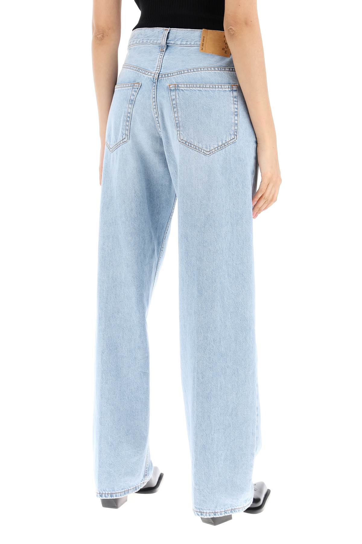 Shop Haikure Bonnie Jeans In Ponza Blue (blue)