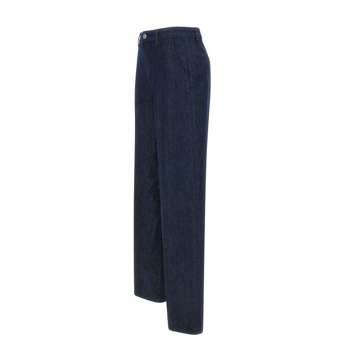 Theory Wide-leg Mid Rise Jeans