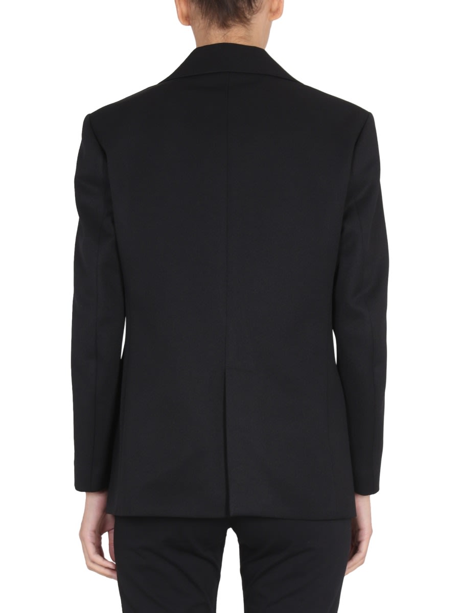Shop Raf Simons Single-breasted Jacket In Black