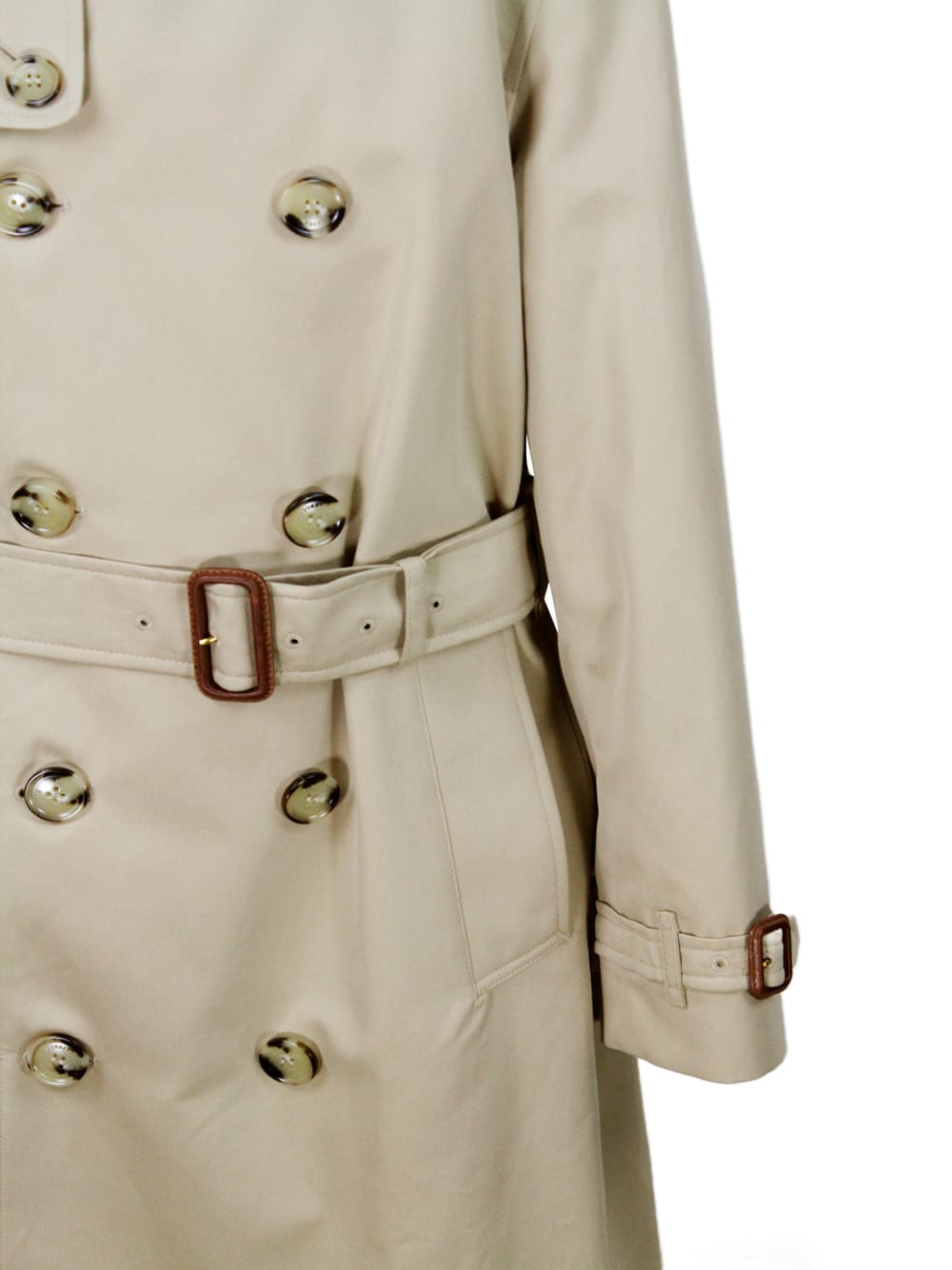 Shop Burberry Jacket In Beige