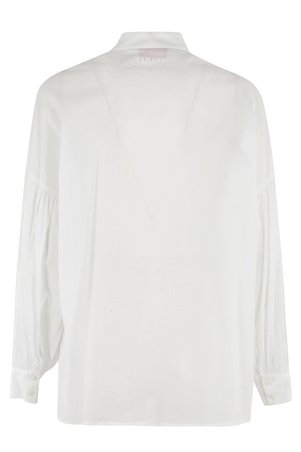 Shop Ermanno Firenze Camicia In Bianco Off White