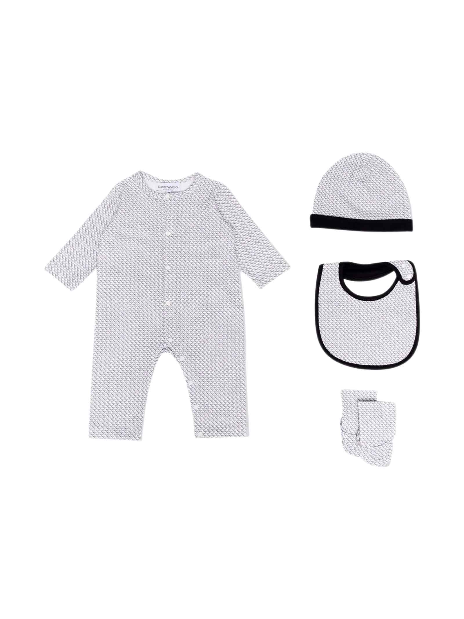 Emporio Armani Grey Newborn Set