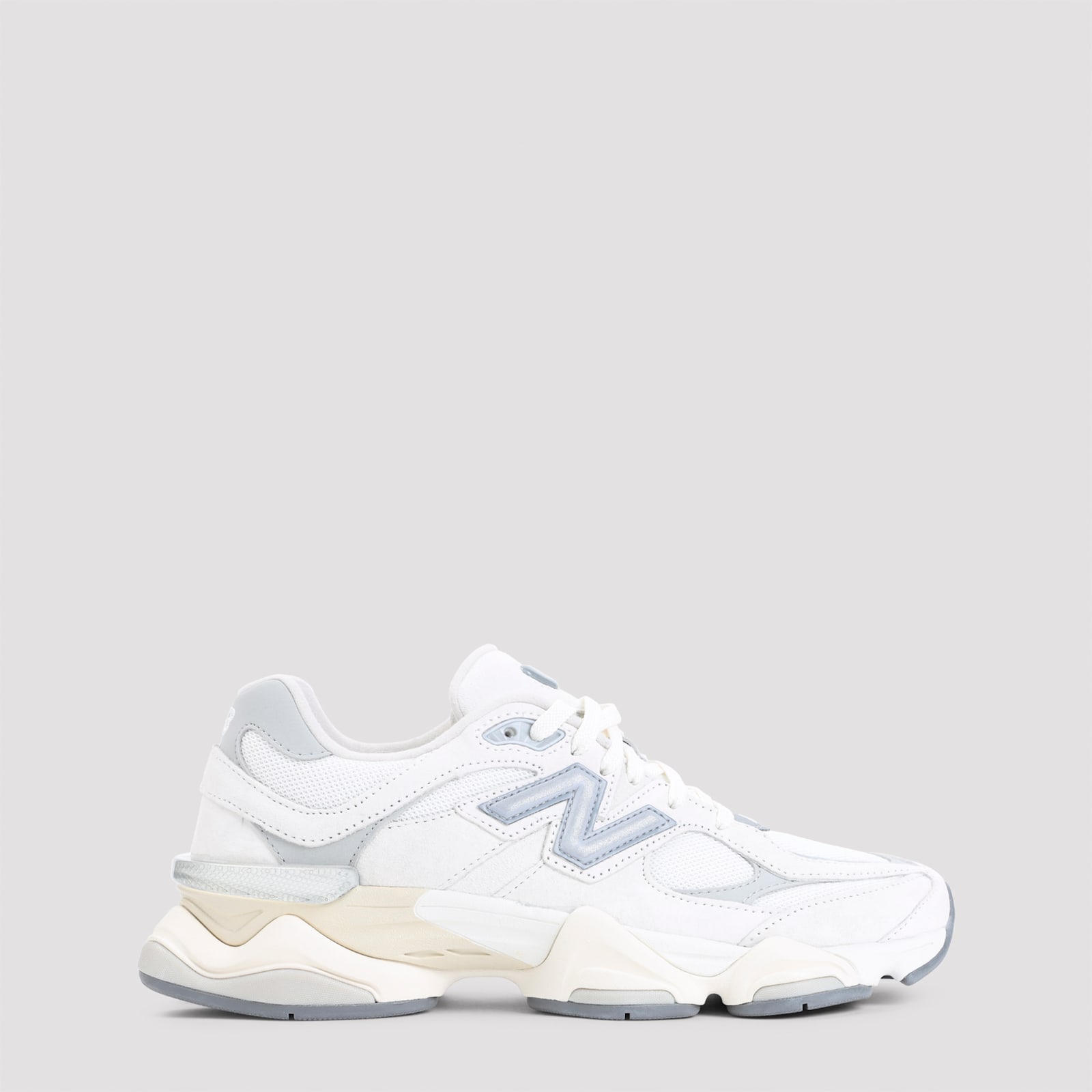 New Balance 9060 Low-top Sneakers In Sea Salt And White In White