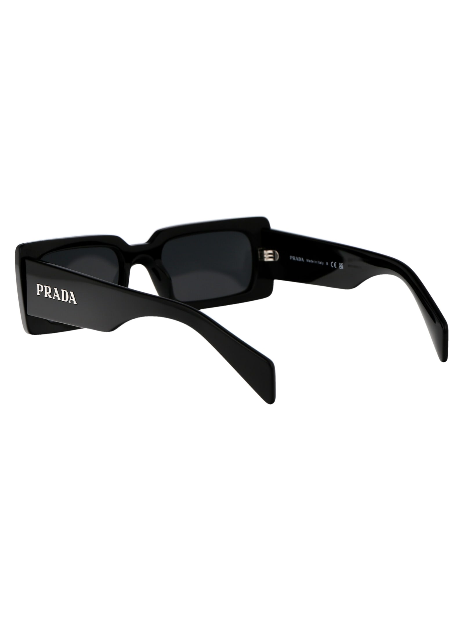 Shop Prada 0pr A07s Sunglasses In 1ab5s0 Black