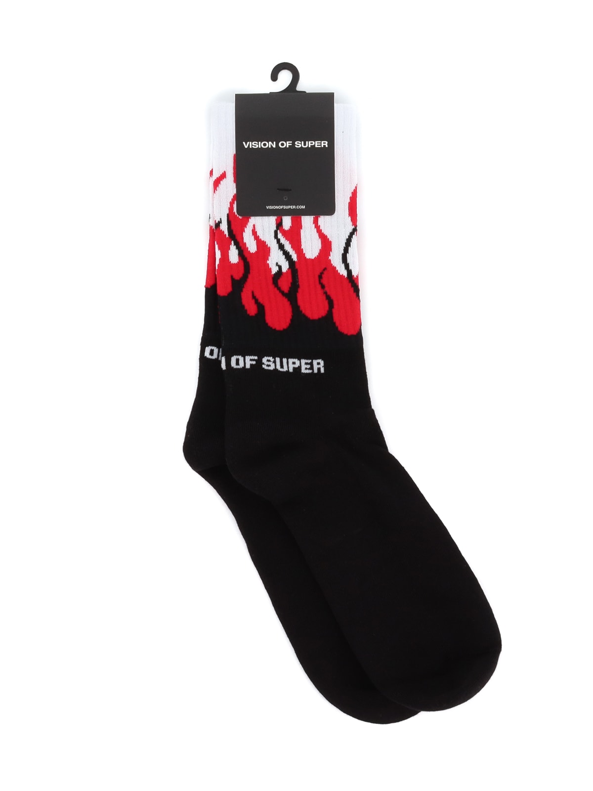 Vision of Super Socks Red Flames