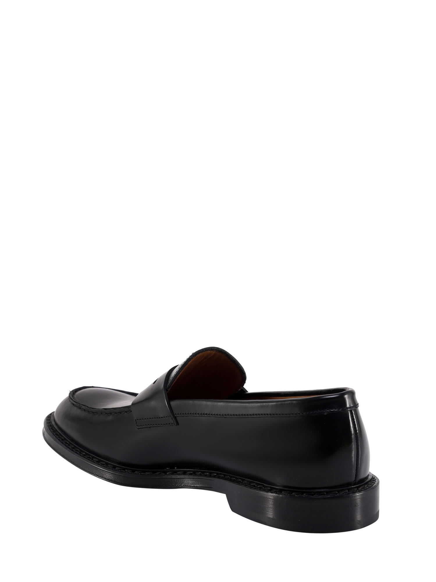 Shop Doucal's Loafer In Nero