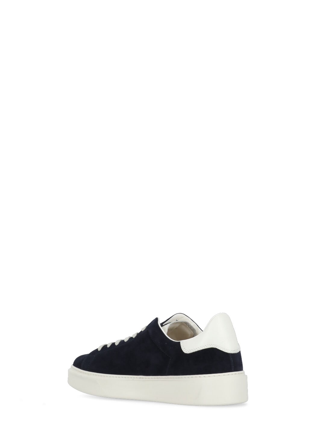 Shop Woolrich Suede Leather Sneakers In Blue