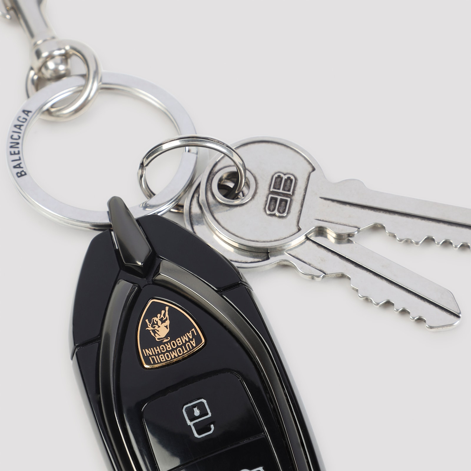 Balenciaga Lambo Key Ring Men In Black