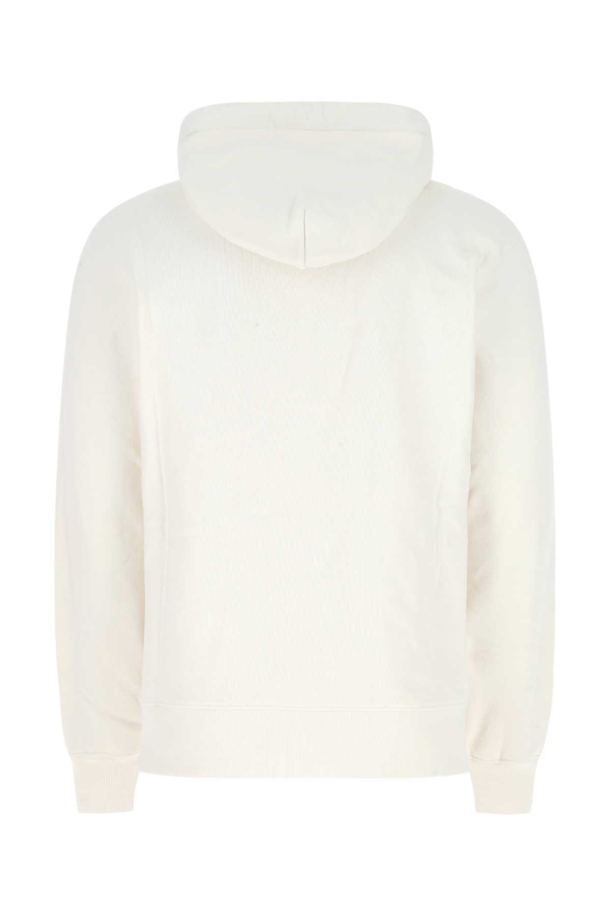 Shop Ambush Ivory Cotton Sweatshirt In 0284