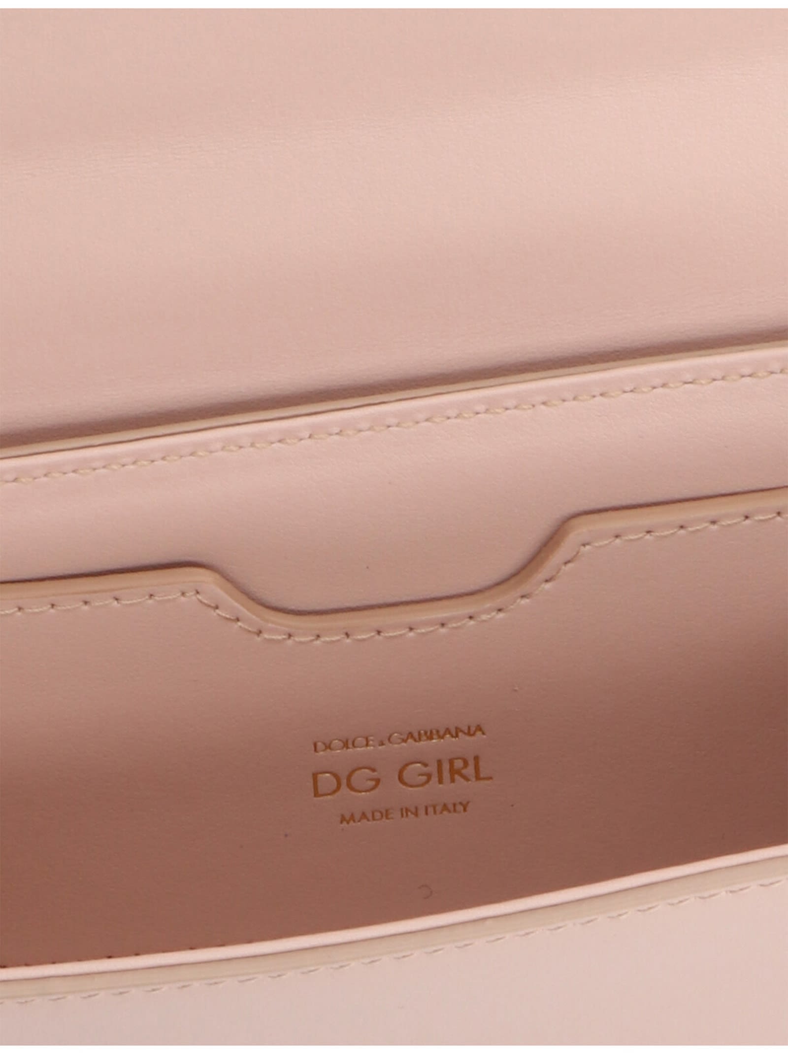 Shop Dolce & Gabbana Dg Girl Mini Crossbody Bag In Pink