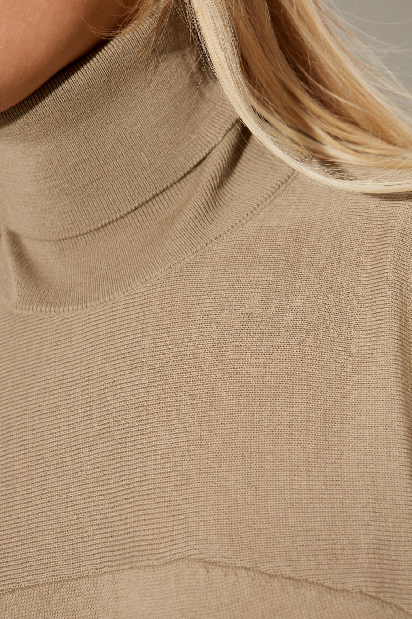 Mm6 Maison Margiela Bodysuit With Turtleneck In Neutral
