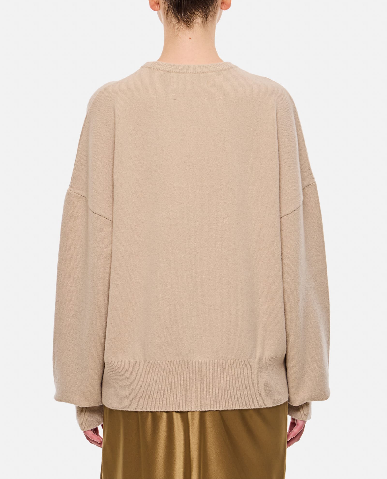 Shop Extreme Cashmere Tes Cashmere Sweater In Beige