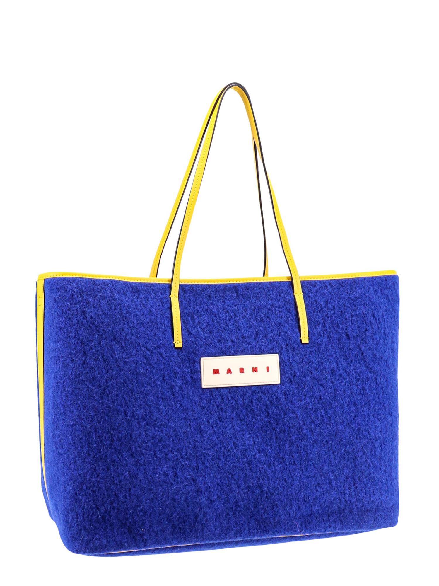 Shop Marni Shoulder Bag In Royal Blue