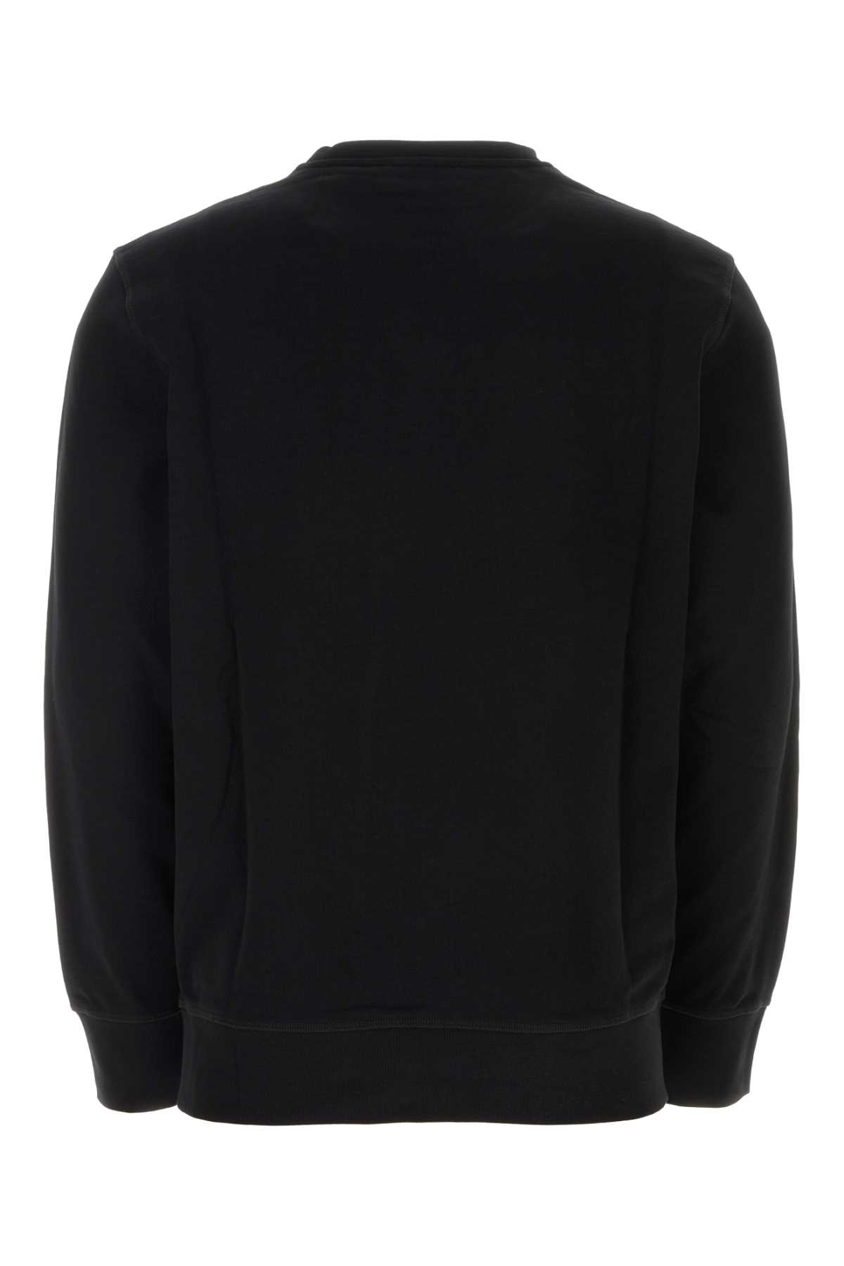 Alexander Mcqueen Black Cotton Sweatshirt In 0901