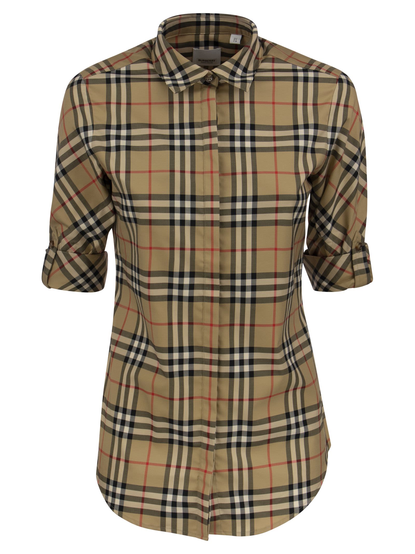 Burberry Luka - Vintage Check Stretch Cotton Twill Shirt