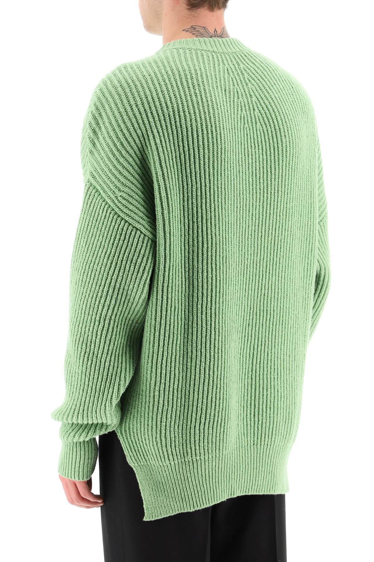 【送料&関税込】Jil Sander Mint Green Cotton And Wool Sweate Jil Sander Mint Green Cotton And Wool Sweater In 328 | ModeSens