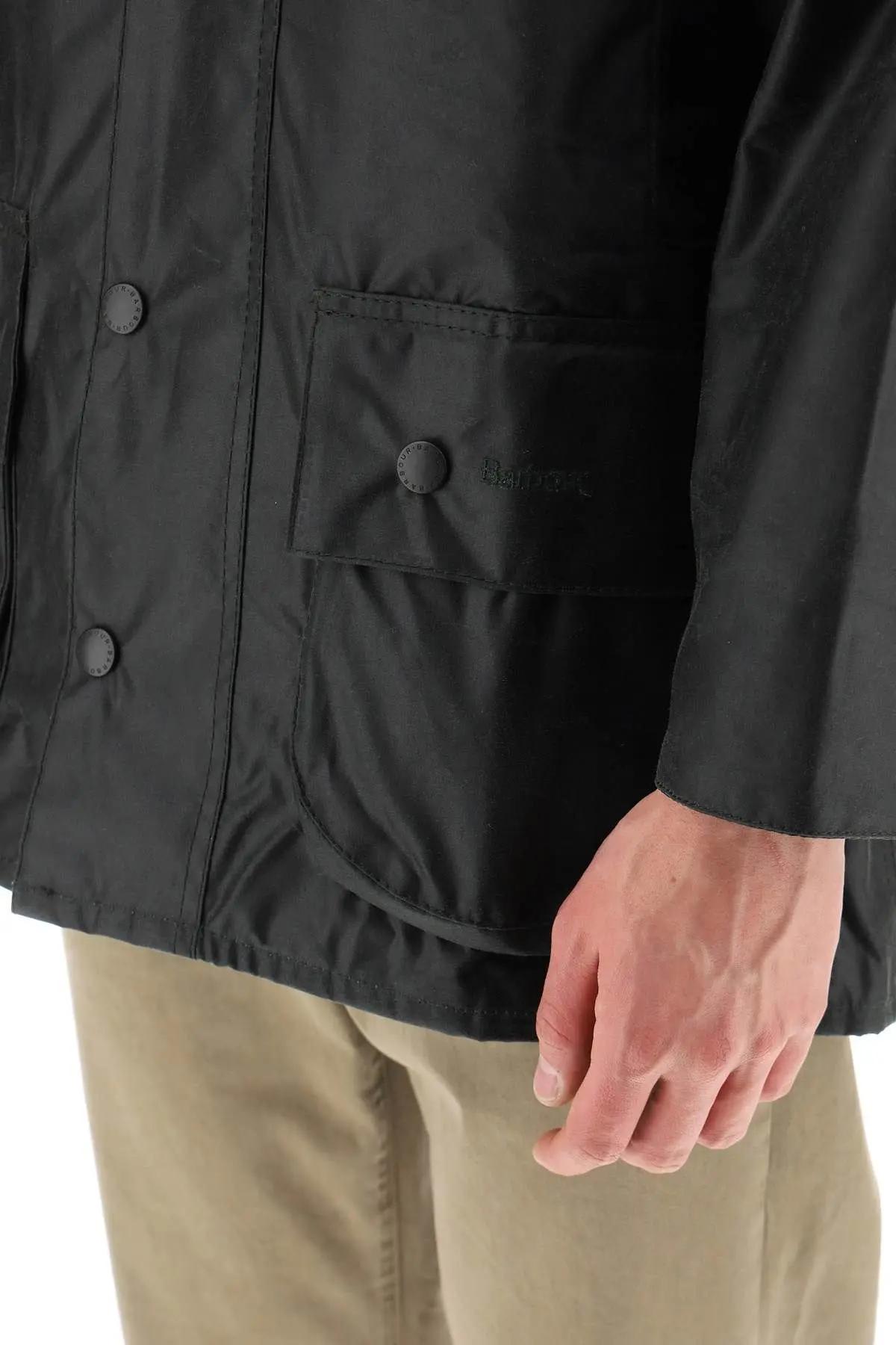 Barbour Bedale Wax Jacket Aw25 Wax Cot Outw In Gray