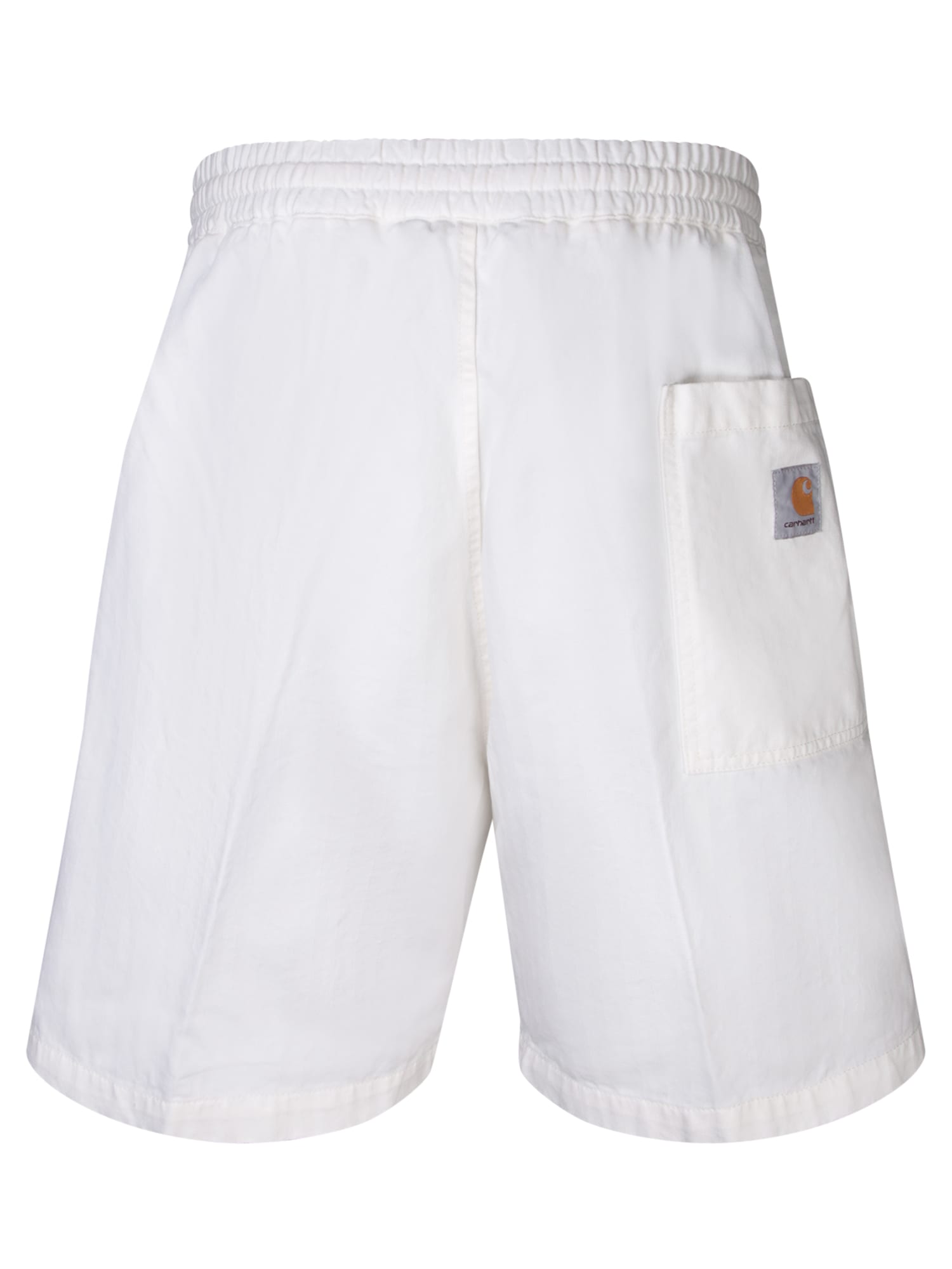 Shop Carhartt Rainer White Bermuda Shorts