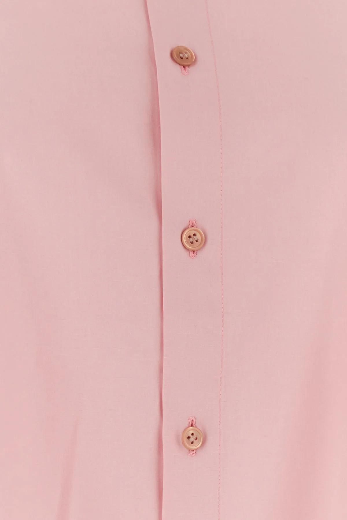 Shop Marni Pink Poplin Shirt