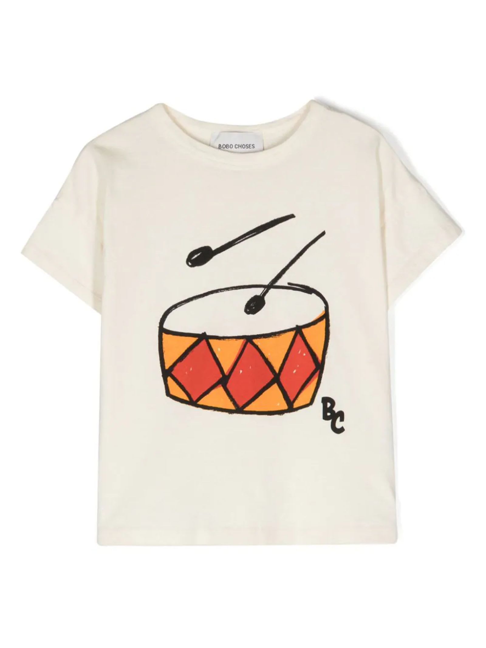 Shop Bobo Choses T-shirts And Polos Beige