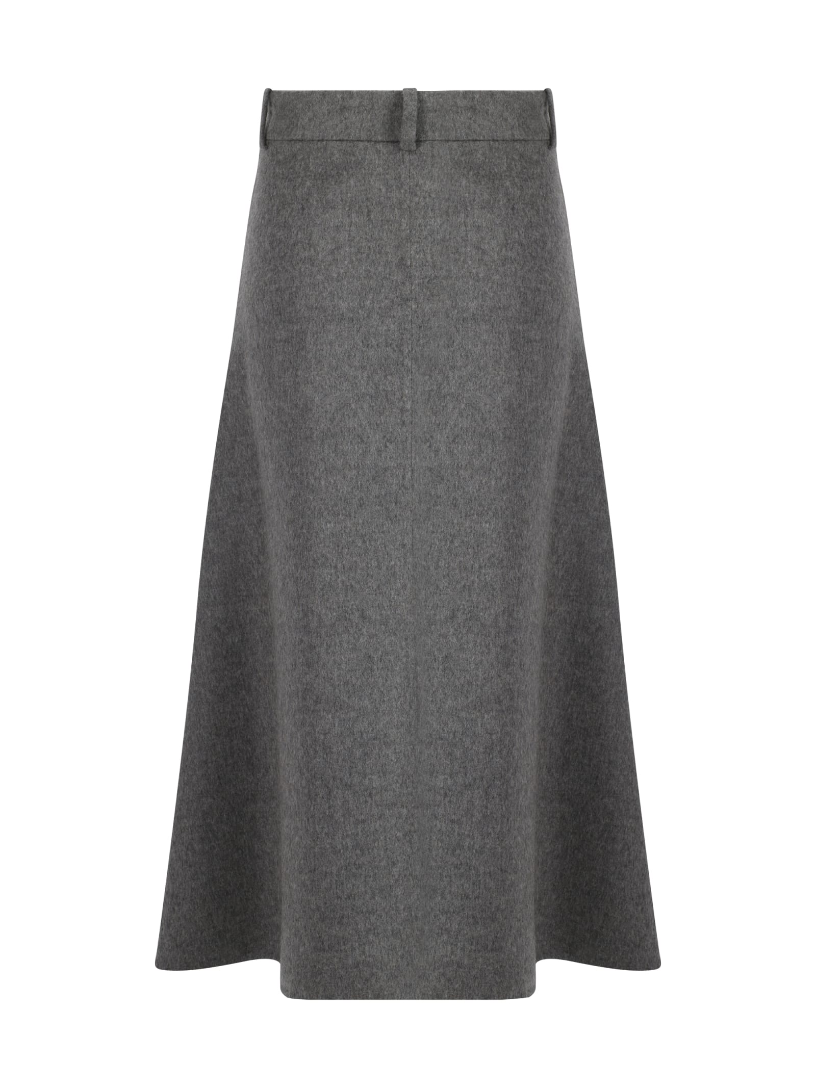 Shop Brunello Cucinelli Skirt In Grigio Medio/antracite