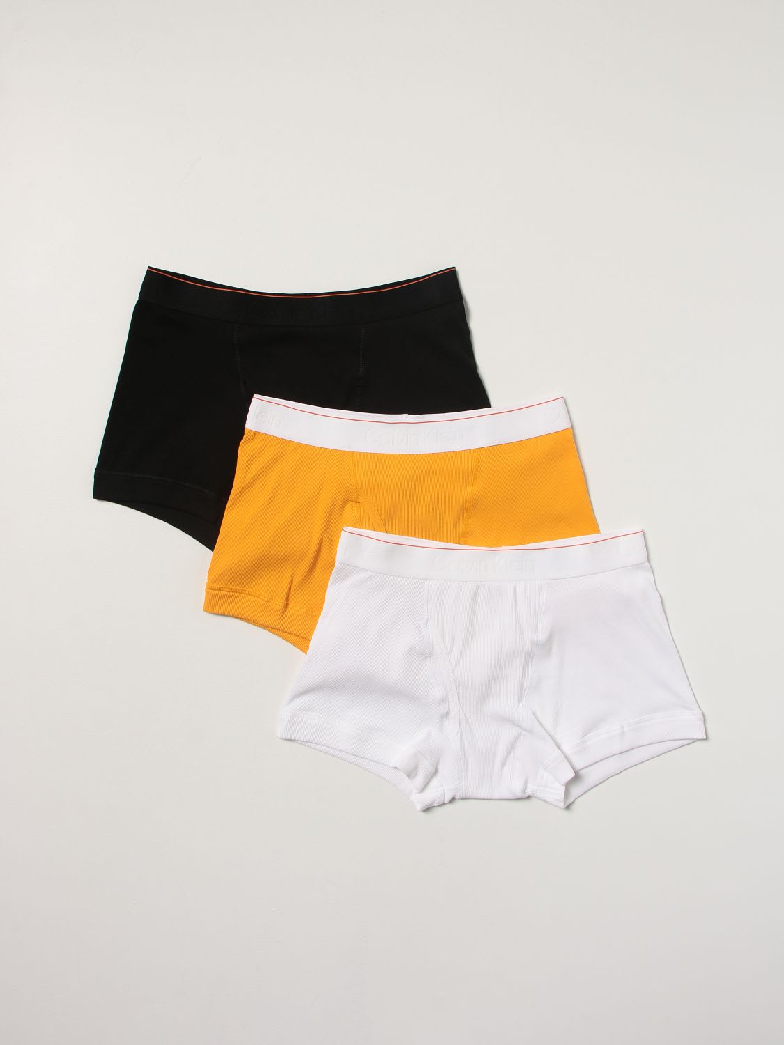 Heron Preston For Calvin Klein Underwear Set 3 Boxers Orange 2.0 Heron Preston X Calvin Klein With Logo