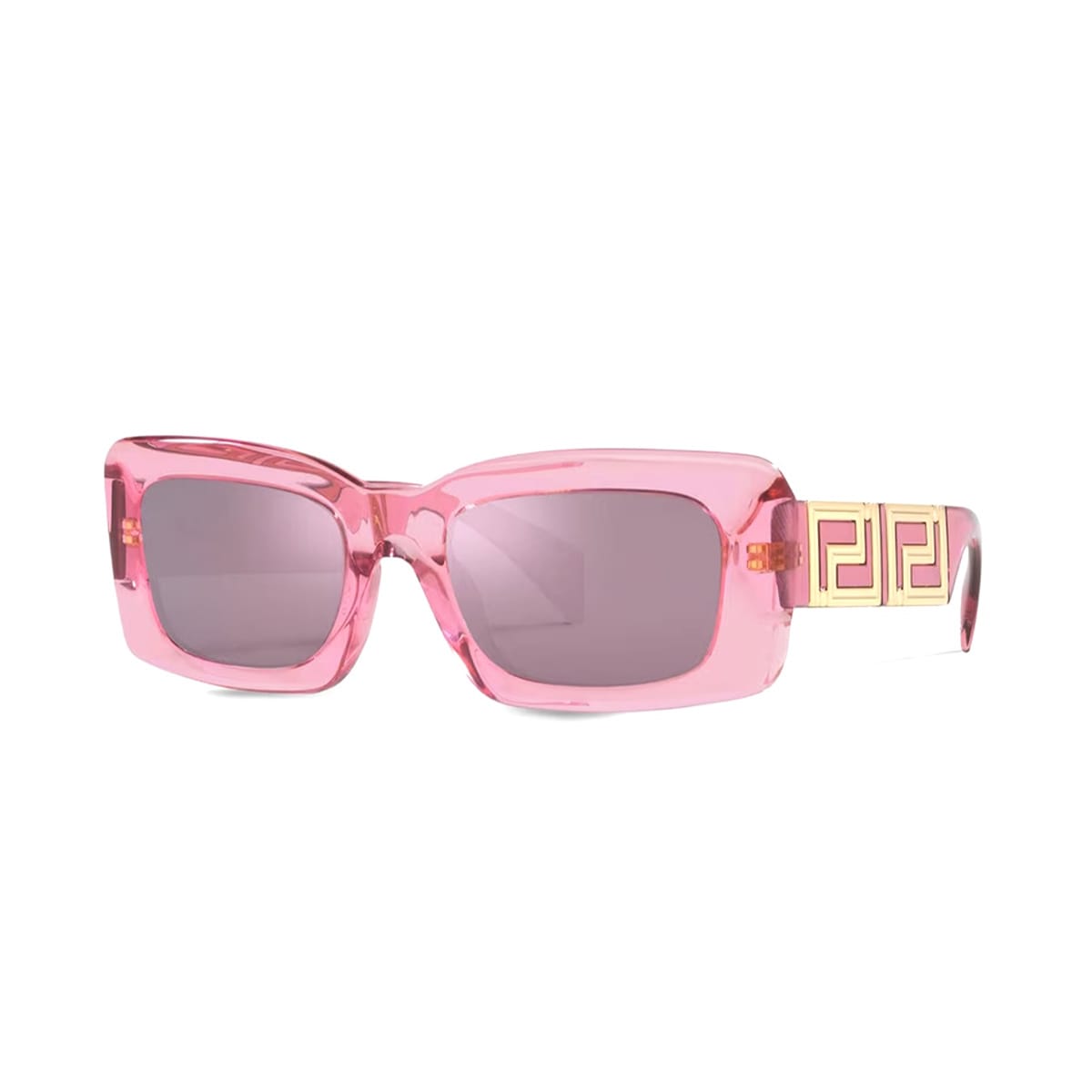 Shop Versace Ve4444u 5355ak Sunglasses In Rosa