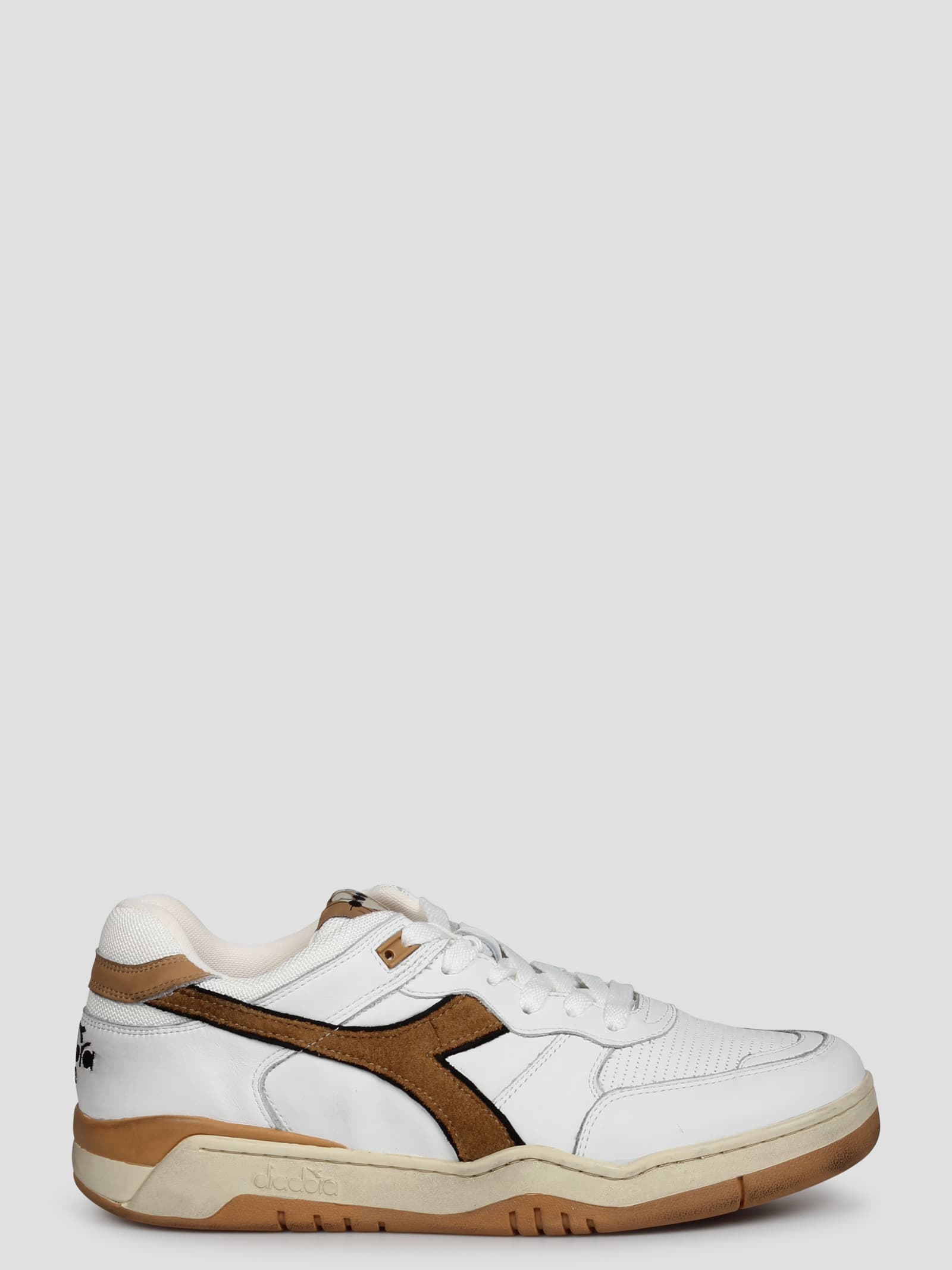 Shop Diadora B.560 Used Sneakers In White/beige