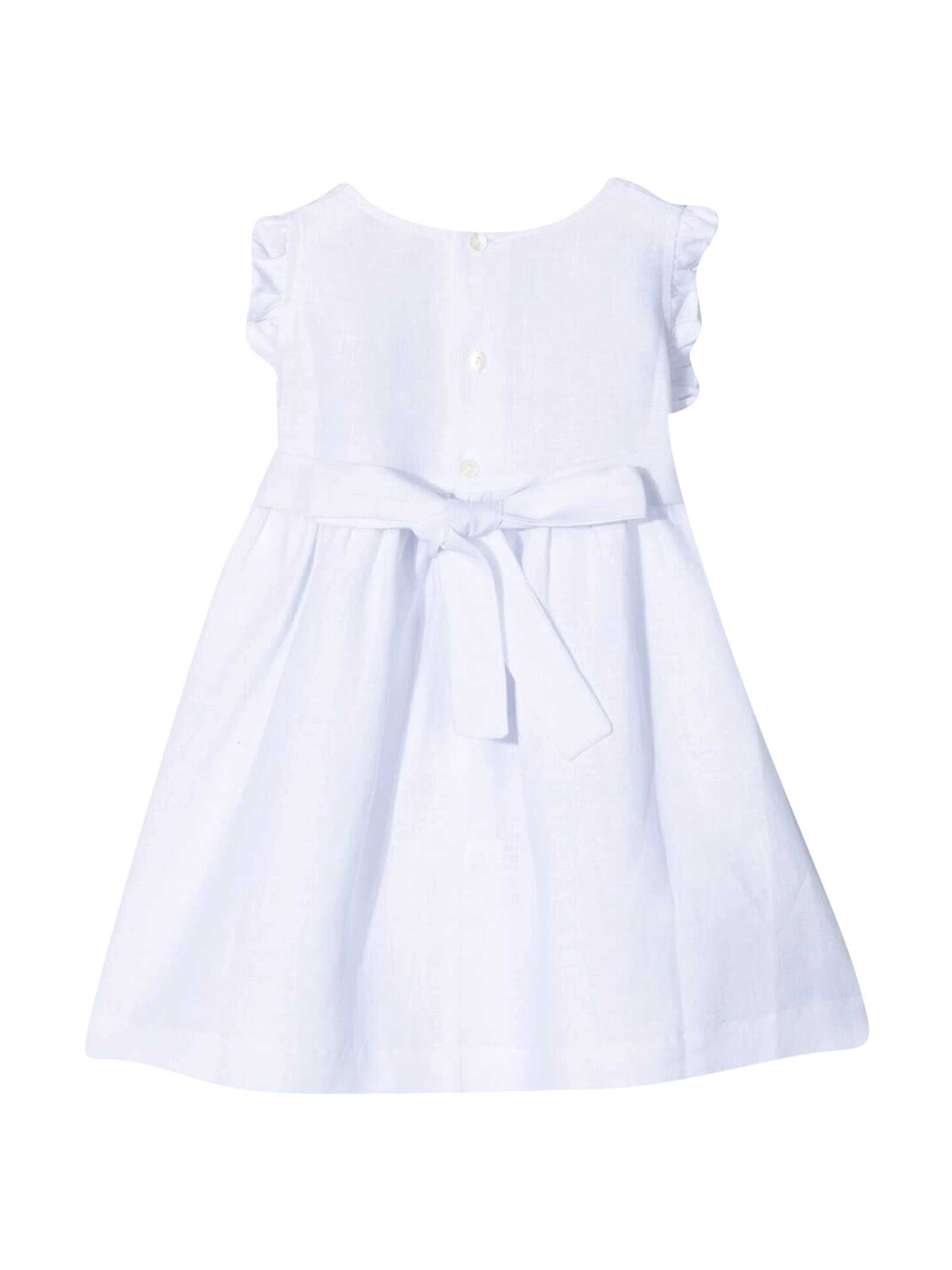 Mariella Ferrari Babies' Embroidered-detail Sleeveless Dress In Unica ...