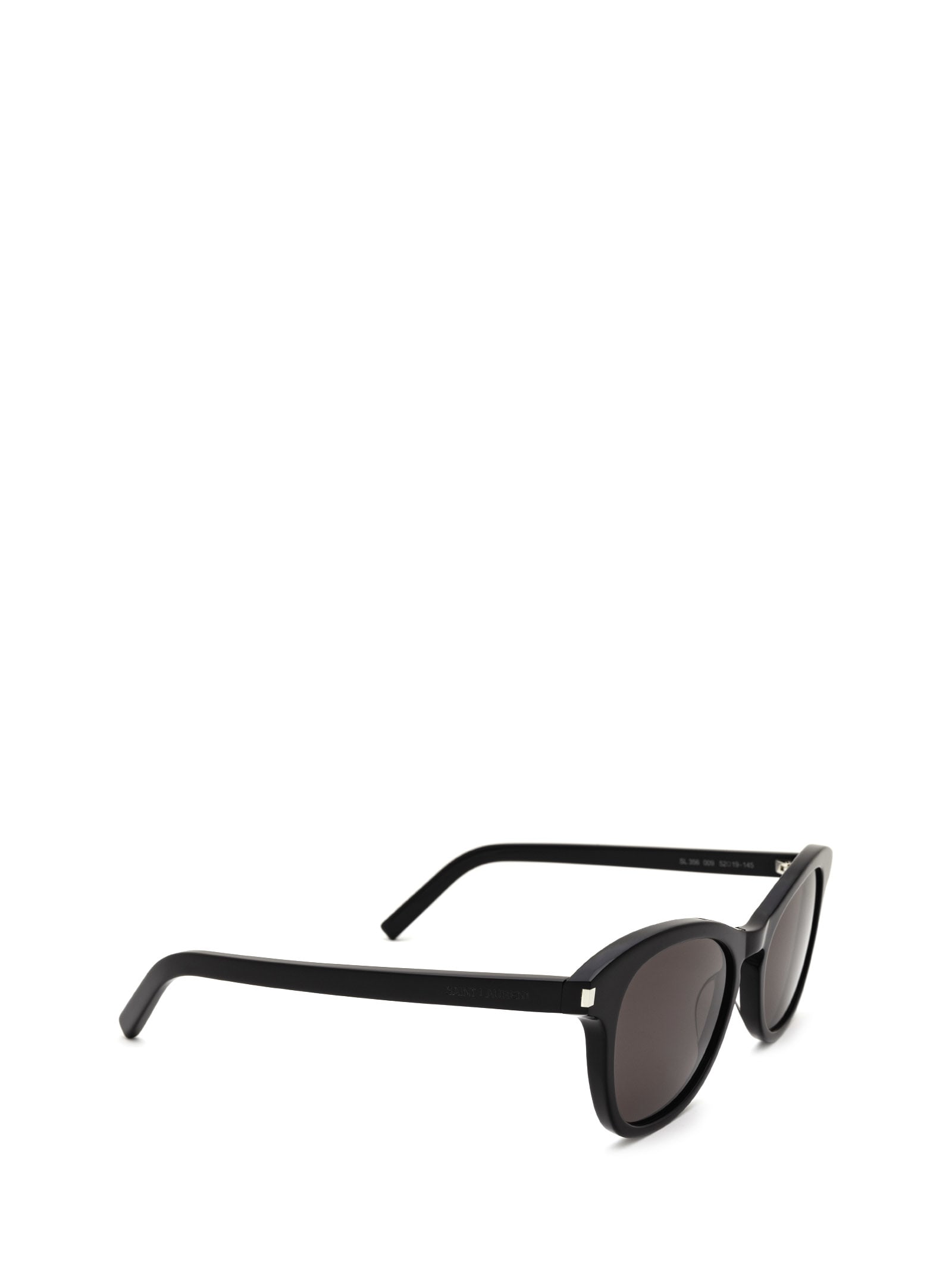 Shop Saint Laurent Sl 356 Black Sunglasses