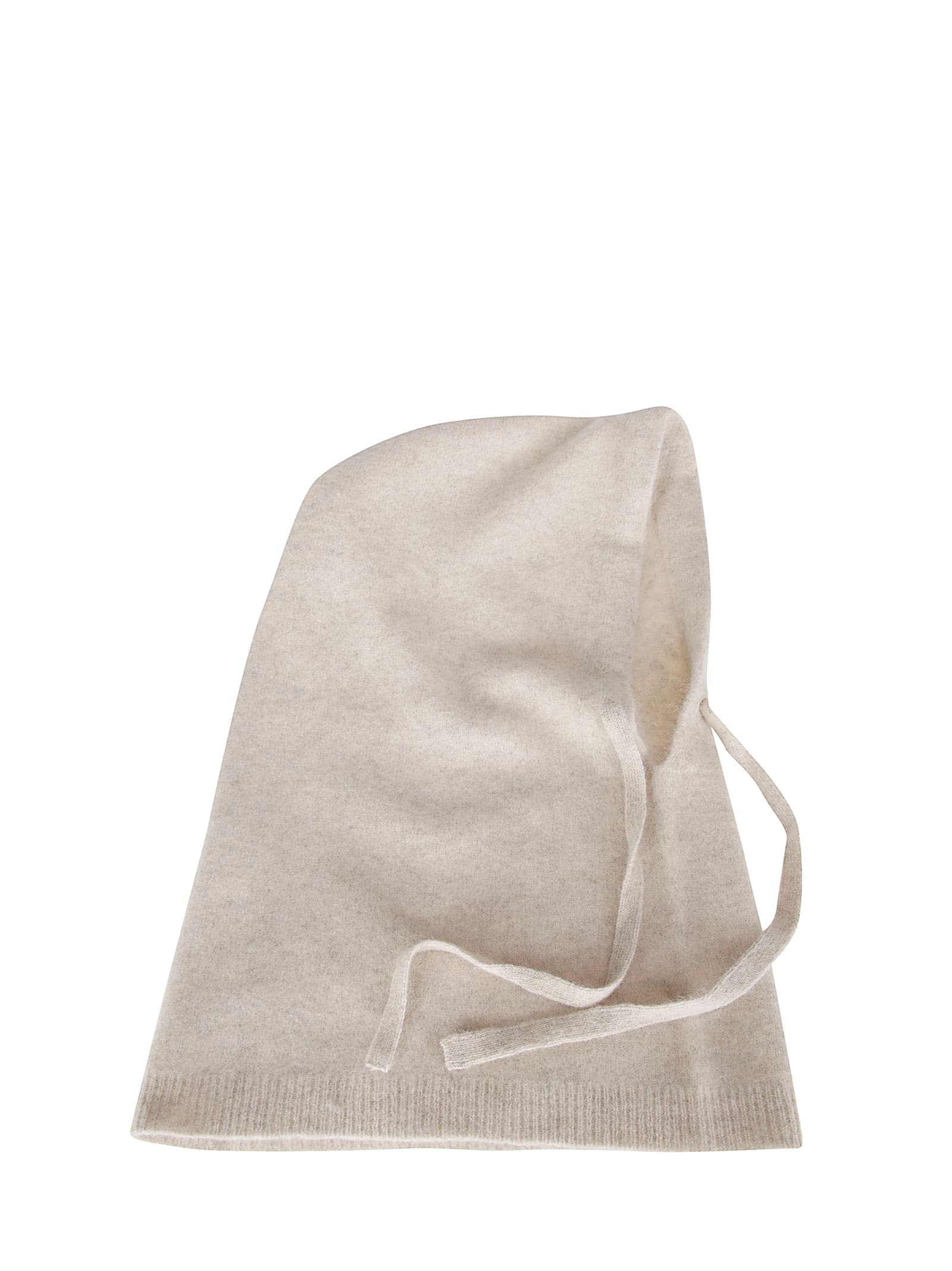 P.a.r.o.s.h Oversized Soft Fabric Hood With Drawstring In Gray