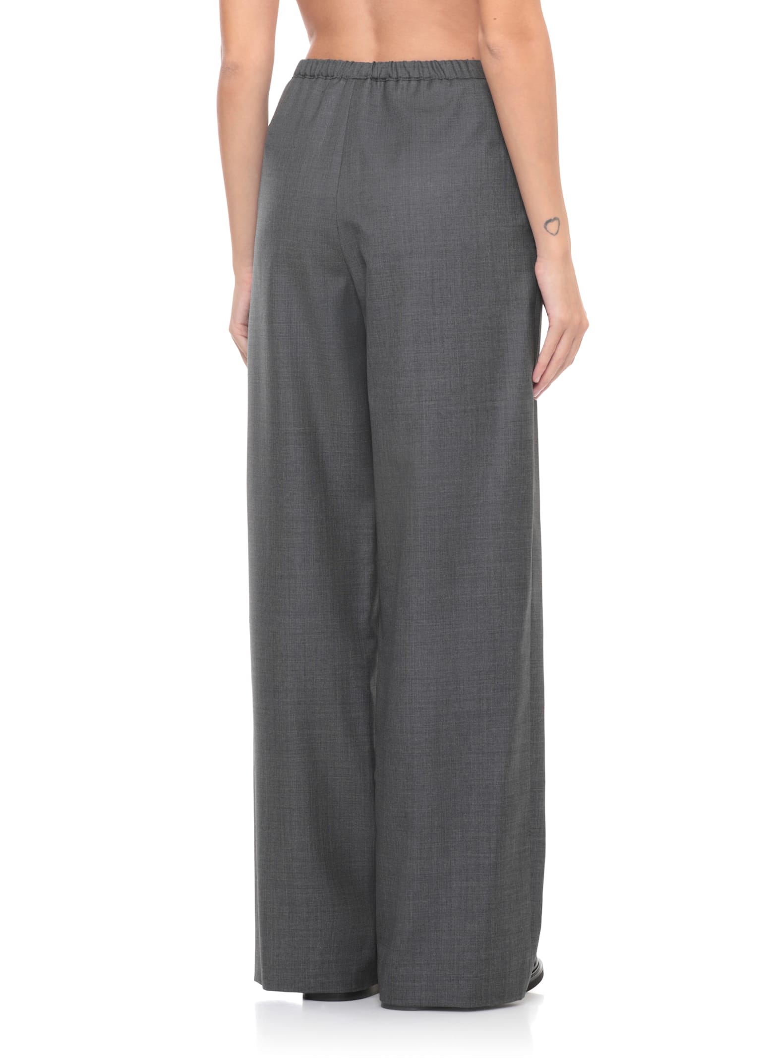 Loulou Studio Cove Lds Stretch Waist Pants In Gray