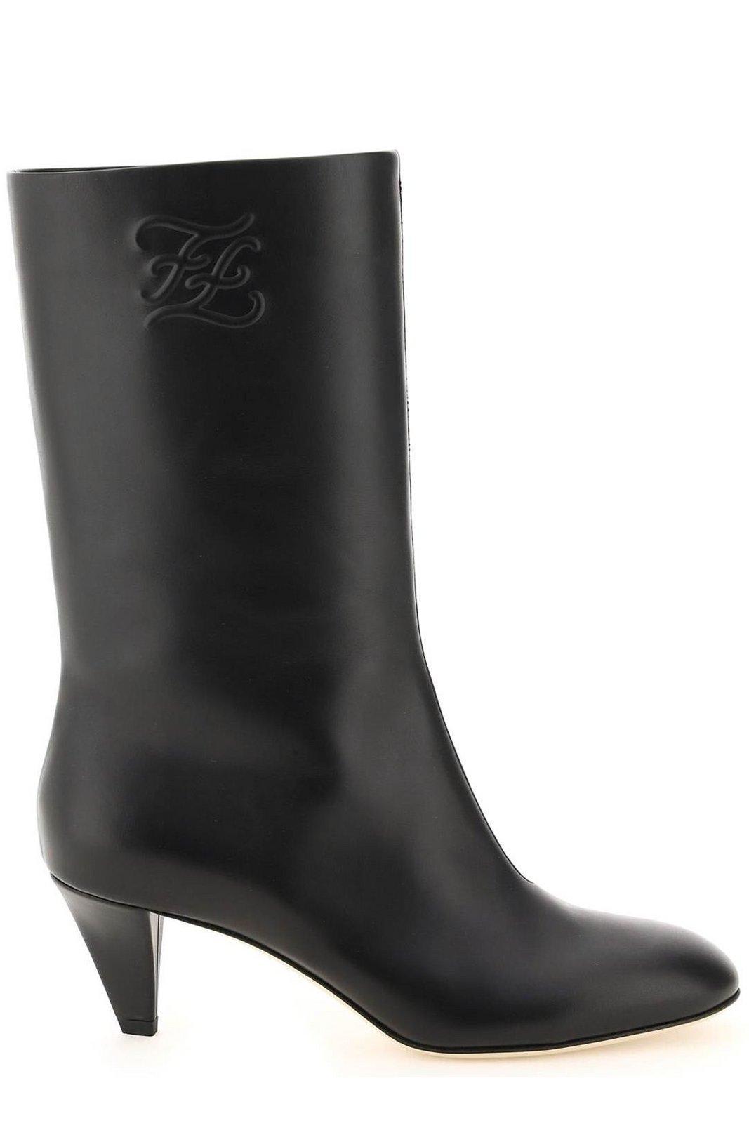 Ff Karligraphy Heeled Boots