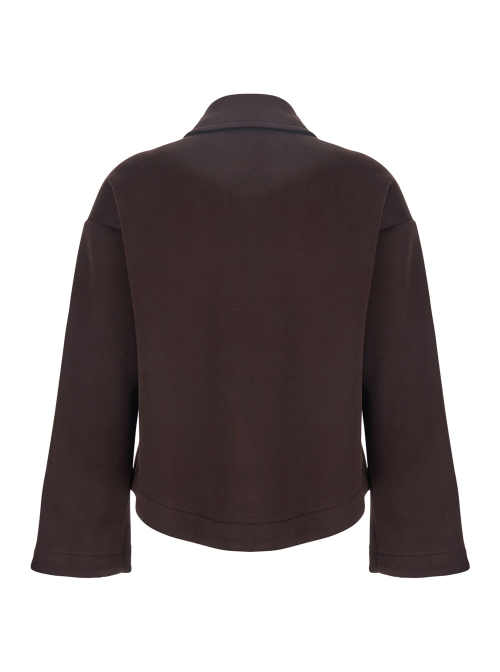 Merci Long Sleeve Jacket In Brown