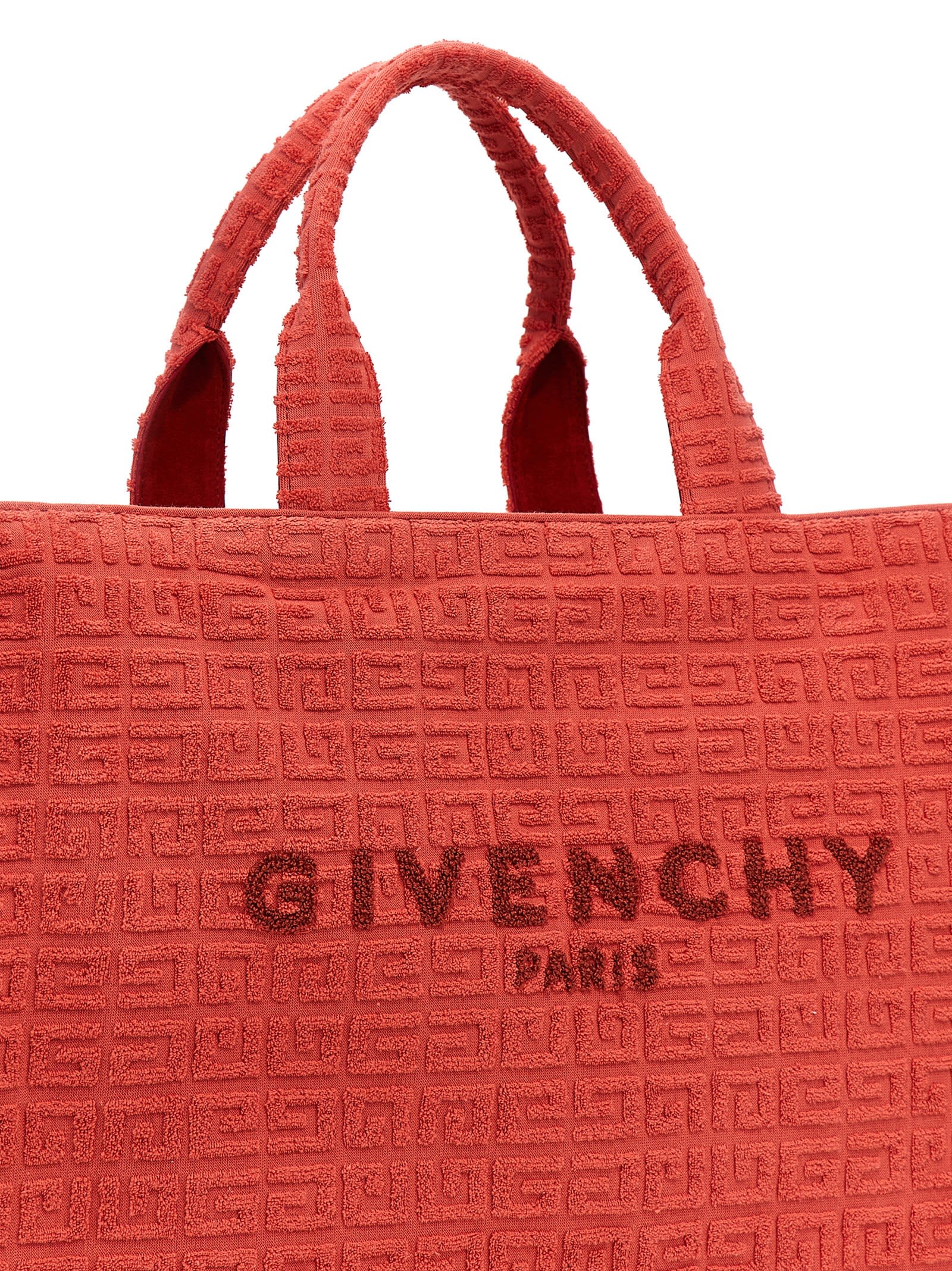 Shop Givenchy Plage Medium Capsule G-tote Shopping Bag In Red