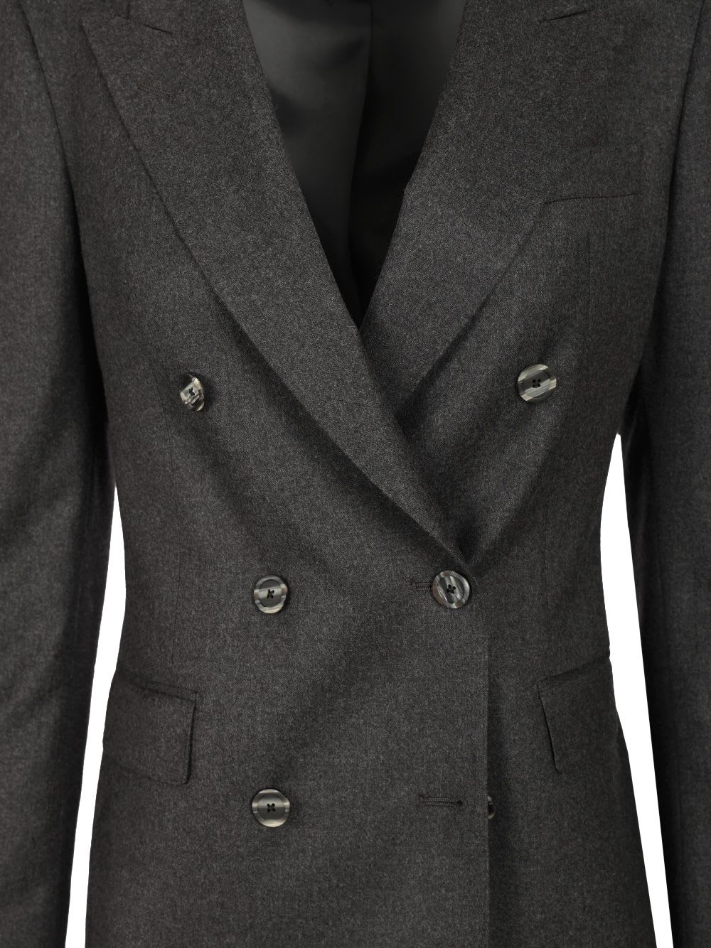 Tagliatore T-parigi10bad Double Breasted Blazer Blue Tailleurs Dresses Blue In Gray